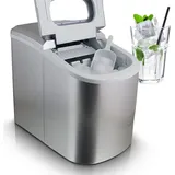BITUXX Eiswürfelmaschine / Eiswürfelbereiter / Icemaker Silber MS-15127