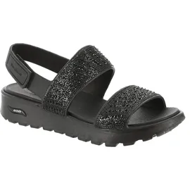 SKECHERS Foamies: Arch Fit Footsteps Enchant Slingback Sandalen für Damen, Schwarz, 38 EU - 38 EU