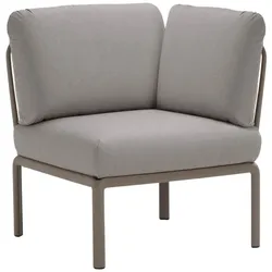 Nardi Komodo Modulsofa Eckelement, tortora / grigio