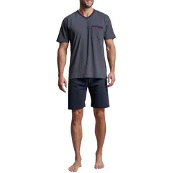 Shorty »Manhattan«, (2 tlg.), mit praktischer Brusttasche, Gr. 54 (XL), navy, , 50575761-54