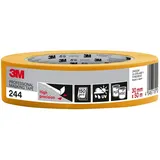 3M Pro 244 Profi Malerband - 1 Rolle 30 mm x 50 m - für scharfe Farbkanten, UV-beständig, innen und außen