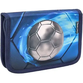 Belmil Schulranzen Set Classy Football 4 silver 10-teilig gefüllt