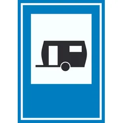Wohnwagen Schild A5 (148x210mm)