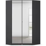 Rauch BLUE Costa Drehtürenschrank (Eckschrank, 117 x 197 cm (BxH), grau metallic)