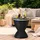 Costway Gartentisch 30L höhenverstellbar 75 kg schwarz