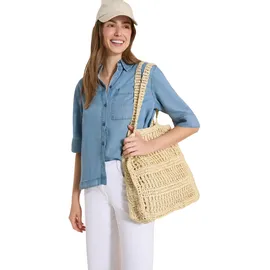 Cecil Denim Look Bluse Blau XXL