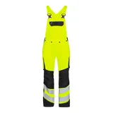 Damen Warnschutz Latzhose "3543-319" Safety Kl. 2 - 42 - gelb/schwarz