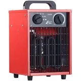 AGT Elektroheizstrahler 3 kW rot