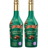 Baileys Schokolade Haselnuss, Original Irish Cream Likör limitierte Edition, purer Genuss zu Weihnachten und an den Feiertagen, B-Corp zertifiziert, 17% vol, 500ml Einzelflasche (Packung mit 2)