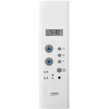 HOMEPILOT Zeitschaltuhr Gurtkastenformat, Gurtkastenuhr, Perfekter Platz für intelligente Steuerung, Clever nachrüsten Tages-/Wochenprogramm Zufallsfunktion, weiß (10501003)