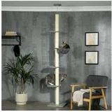 PawHut Kratzbaum Deckenhoch 230-250 cm grau