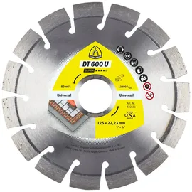 KLINGSPOR Diamanttrennscheibe DT 600 U 230 x 2,6 x 22,23 mm