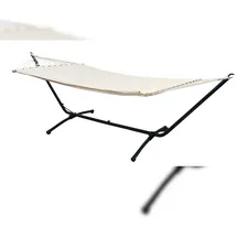 AMANKA Outdoor Hängematte mit Gestell - 310cm Hängemattengestell 200x120 Stabhängematte