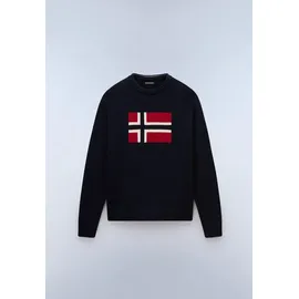 Napapijri Rundhalspullover Blau S