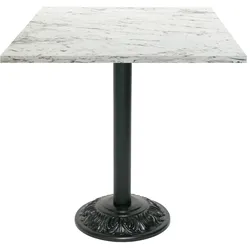 Restootab Tisch Bistrot-Stil 70x70cm - Modell Calacatta