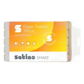 Satino Smart Papierhandtücher weiß, 24 cm,