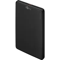 Goobay Magnetische Wireless Powerbank mit 5.000mAh, haftet magnetisch an