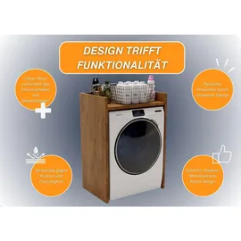 craftpak Waschmaschinenschrank 66 x 97 x 48 cm Braun