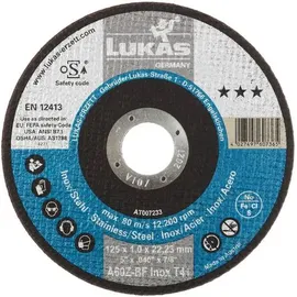 Lukas-Erzett T41 125x1,0x22,23 A60Z-BF AT007233V9802 Trennscheiben-Set 125mm 50St.