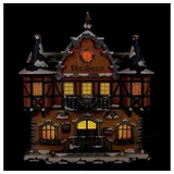 Hubrig Volkskunst GmbH Hubrig Volkskunst - Holzwerkstoff Bauernhaus Bürgermeister Winterhaus Rathaus 21cm'