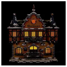 Hubrig Volkskunst GmbH Hubrig Volkskunst - Holzwerkstoff Bauernhaus Bürgermeister Winterhaus Rathaus 21cm'