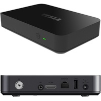 Tesla Mediabox XT850 4K Android TV Box mit DVB-T2 Tuner - Hybrid TV Receiver, Google Zertifiziert, Netflix 4K, Prime Video 4K, Disney+ 4K, WiFi WLAN, Dolby Digital Plus, Bluetooth + M@TEC HDMI Kabel