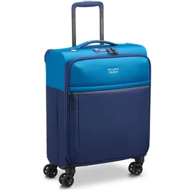 Delsey Brochant 3 4-Rollen Cabin 55 cm / 55 cm / 105 l blau
