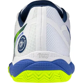 Mizuno Wave Enforce Court Cc White/Dazzling Blue/Lightning Yellow 44