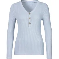 LASCANA Langarmshirt Damen hellblau Gr.36/38