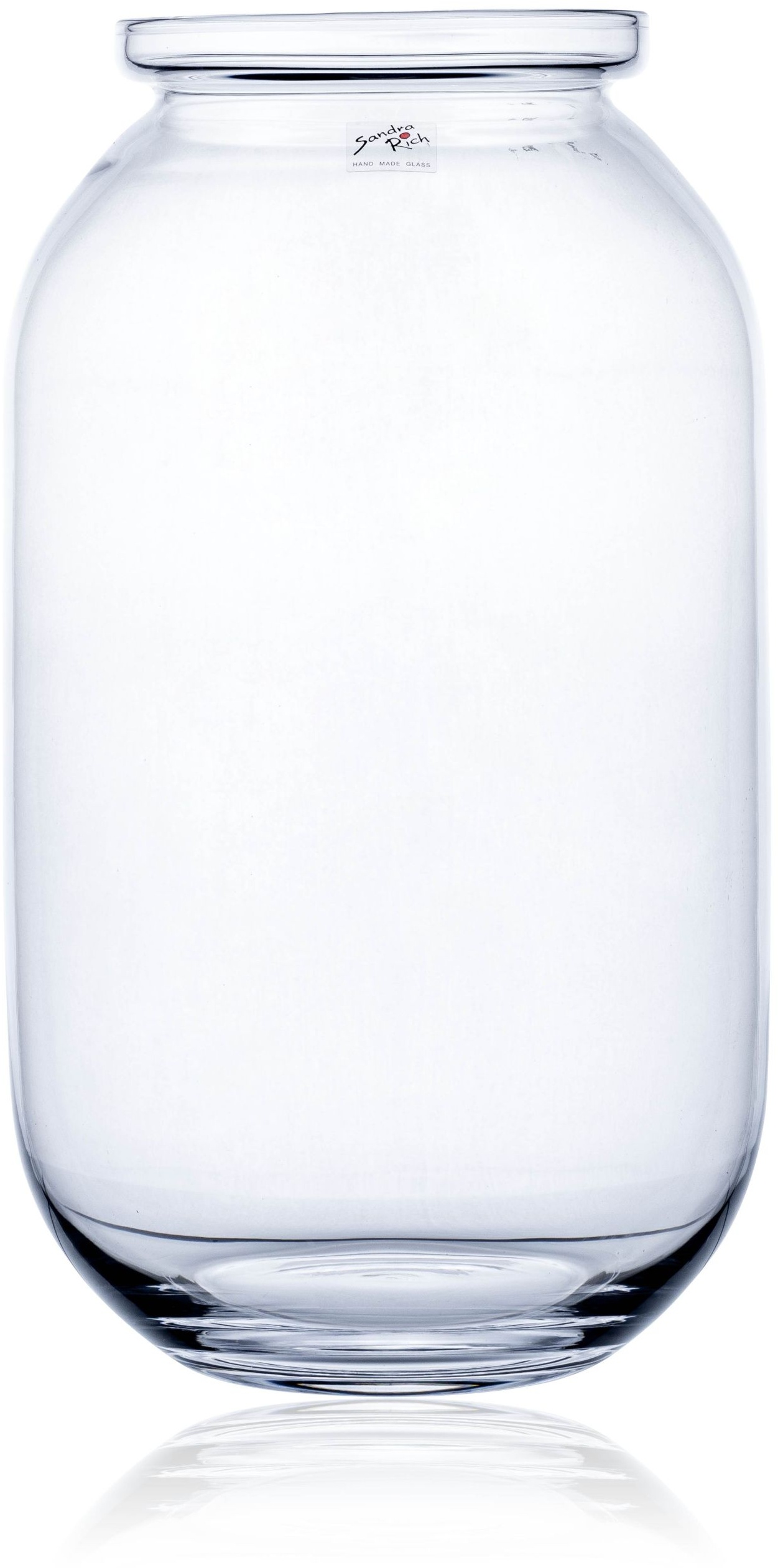 Vase CALDERON (DH 23x41 cm) - weiß