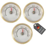 3 Stück Kühlschrankthermometer Selbstklebend Analog Kühlschrank Thermometer