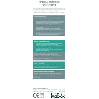 caseroxx Blutzuckermessgerät Blutzuckermessgerät Tasche für Freestyle Libre 1 / 2 / 3 lila