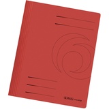 Herlitz 10 herlitz Schnellhefter Karton rot DIN A4