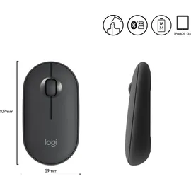 Logitech Pebble M350 Wireless graphite
