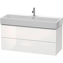 Duravit L-Cube Waschtischunterschrank, 2 Schubkästen, wandhängend