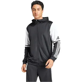 adidas Hoodie Schwarz/Weiß S