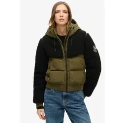 Superdry für Damen. W5011758A Everest Hybrid-Bomberjacke grün (XS), Lässig, Polyester, Nachhaltig