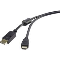Renkforce DisplayPort HDMI Adapterkabel DisplayPort Stecker, HDMI-A Stecker 1.80