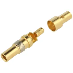 09140006211 Harting Koaxialkontakt 50Ohm Kontaktstift (M) gold, 1 Stück Werkstoff Kupferlegierung _ 1 Stück