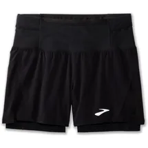 Brooks High Point 5" 2-in-1 Short 2.0 Shorts Herren Black Größe 40
