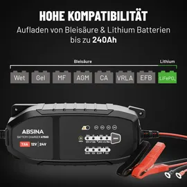 Absina 301015 Automatikladegerät 12 V, 24 V 7,5 A