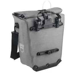 Fischer PLUS Cita Gepäckträgertasche grau