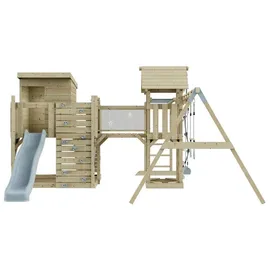 OUTDOORTOYS Spielturm Malou Holz Eisblau