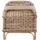 MiaMöbel Sitzhocker 100% Baumwolle 65 x 46 x 46 cm Gelb