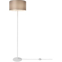 Paco Home Stehlampe »LUCA CANVAS UNI COLOR«, weiß
