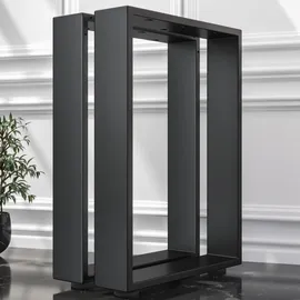 GGM Möbel Bartisch Kufen 68 x 105 cm Schwarz