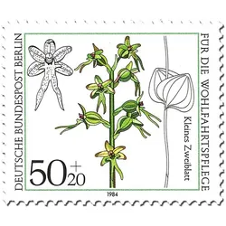 Wohlfahrtsmarken Berlin 1984: Orchideen, Mi.-Nr. 724-727