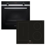 Siemens Backofen ecoClean mit Induktionskochfeld Flexi Zone autark, 60 cm