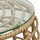 vidaXL Polyrattan Bistro Set 3-tlg. eiche