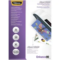 Fellowes SuperQuick A4 80 mic glänzend